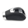 Car - Black 5 Speed Universal Leather Gear Shift Lever Head
