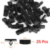 Jeep Wrangler 25 x Plastic Rivet Bumper Fastener Clips (2007-2018)