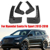 Hyundai Santa Fe Sport Mud Flaps Splash Guard Fender Mudguard (2013–2018)