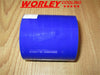 NSW-BLUE 2 x 2.5" Silicone Straight Joiner Couplings