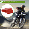 Set Universal Hand Guard Motorcycles Knuckle Guard Protector Red PP Plastic