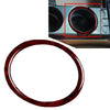 BMW 3 Series E36 (1994-1996) Red Wood Grain Water Cup Holder Ring Cover Trim