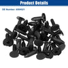 Chrysler 200 15pcs Bumper Cover Push Type Retainer Clips (2011-2014)