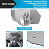 Motorcycle Windscreen Smoke Windshield Clip-On Extension Spoiler