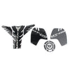 Yamaha MT-09 3D Carbon Fiber Tank Pad Traction Decal (2014-2023)