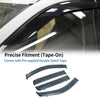 Jeep Compass (2007-2016) Side Vent Visors Black Window Deflectors 1 Set