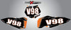 KTM 150 SX (2007-2010) Stickers Decals Custom Number Plates