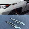 Toyota RAV4 Chrome Front Eyebrow Side Stripe Cover Trim (2019-2023)