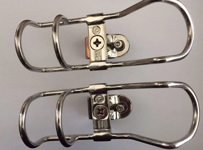 Clamp On Rod Holders Rail 25mm 316 Stainless 360 Horizontal/Vertical New x3