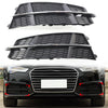 Audi A6 Black Chrome Front Bumper Lower Side Grille (2014-2018)