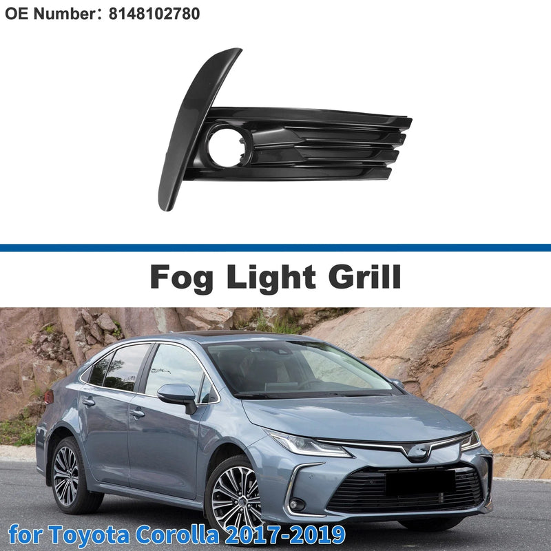 Toyota Corolla Front Right Fog Light Grill (2017–2019)