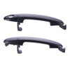 Hyundai Santa Fe CM 2 x Front Outer Door Handles Black (2005-2012)