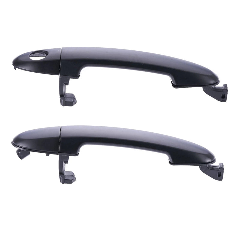 Hyundai Santa Fe CM 2 x Front Outer Door Handles Black (2005-2012)