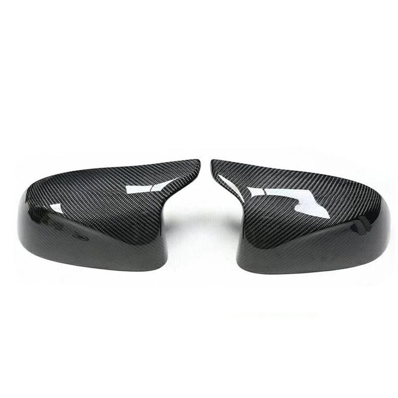 BMW F95 F96 F97 F98 X3M X4M X5M Black Carbon Fiber Mirror Covers (2019-2023)