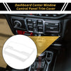 Jeep Wrangler JL JLU Dashboard Center Control Panel Cover (2018-2024)