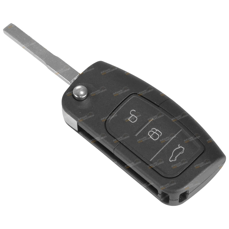 Ford Falcon BF FG 3 Button Transponder Remote Flip Ignition Key (2005-2014)