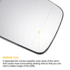 Jeep Dodge Pair Left Right White Mirror Glass Back Heated (2014-2019)