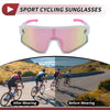 Set Motorcycle Riding Goggles Pink Lens White Pink Frame Tri-Acetyl Cellulos
