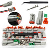 Car RV Truck Wiring Gray Waterproof Wire Connectors / Set 10 / Universal
