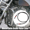 Make Model AN3 28 90 Brake Hose Braided Line Clutch Tube 120cm Black