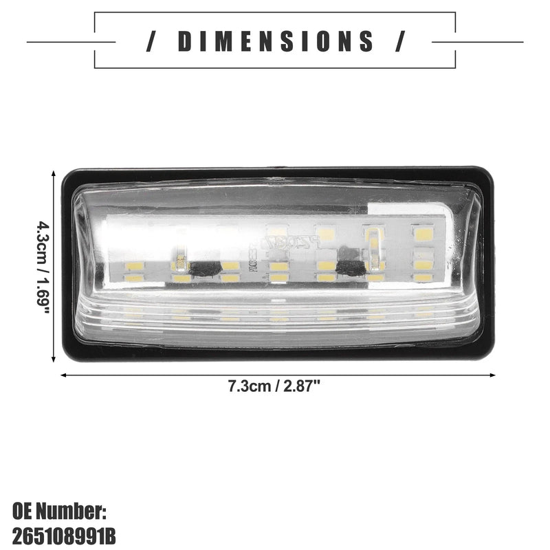 Nissan Maxima LED License Plate Light (2016-2022)