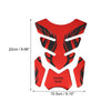 Motorcycle Universal Protector Sticker 3D PVC Rubber Pad Emblem Red