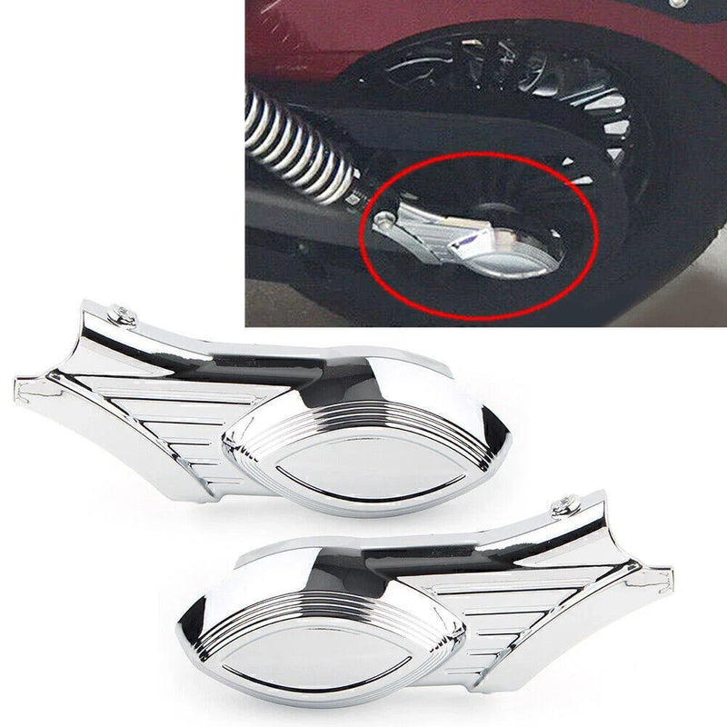 Indian Scout 2015-2016 () Chrome Rear Swingarm Axle Bolt Covers
