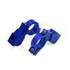 2 x 10mm Thread 7/8" Motorcycle Handlebar Mirror Holder Adaptor Blue