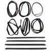 Weatherstrip Rubber Seal Set 10 Fits Toyota Hilux Tiger LN145 2D Pickup 1998-04