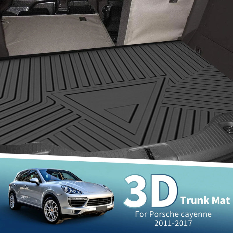 Porsche Cayenne (2011-2017) 1 x TPE Flat Face Cargo Liner Rear Trunk Mat