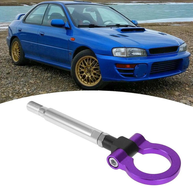 Subaru Impreza WRX BRZ Purple Front Bumper Trailer Ring Eye Tow Hook Screw