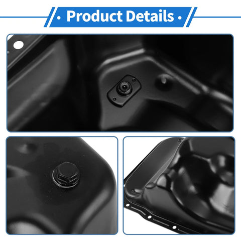 Toyota Hilux (1988-1997) - Steel Black Engine Oil Pan