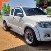Toyota Hilux Ute Front 209 Black Fender Flares (2011-2014)
