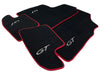 Bentley Continental GT 2012-2017 Black Carpets with Red Trim Floor Mats