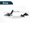 BMW F07 F10 White Silver Tone Rear Left Exterior Door Handle