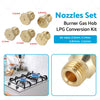 Burner Hob - Jets Nozzles Propane Injectors LPG Gas Jet Set