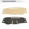 Toyota RAV4 XA50 2020-2024 Sun Protector Beige Dashboard Cover Mat