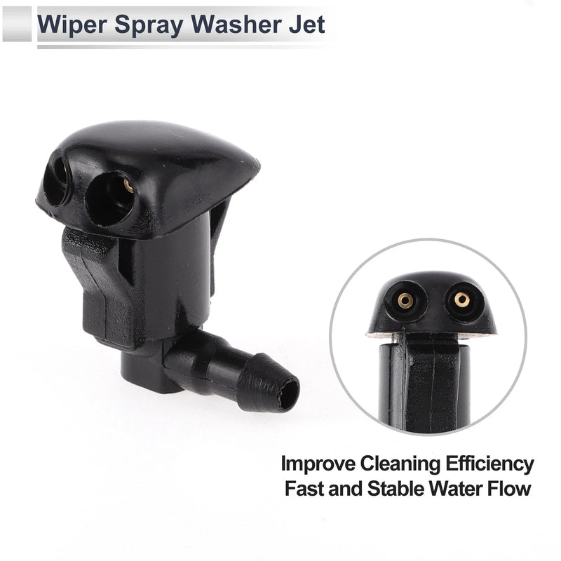 Toyota 3 x Washer Nozzle w/ Hose Connector