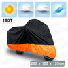 Harley-Davidson Dyna Glide Fat Bob Street Bob Black+Orange Motorcycle Cover