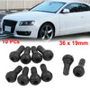 SUV ATV Car Motorcycle TR412 / 10pcs / Black Tubeless Stubby Valve Stems