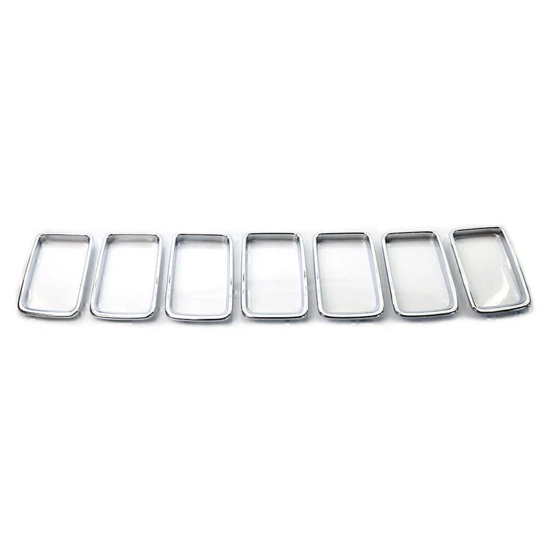 Jeep Grand Cherokee 7 Pcs Front Grille Trim Cover (2014-2016)