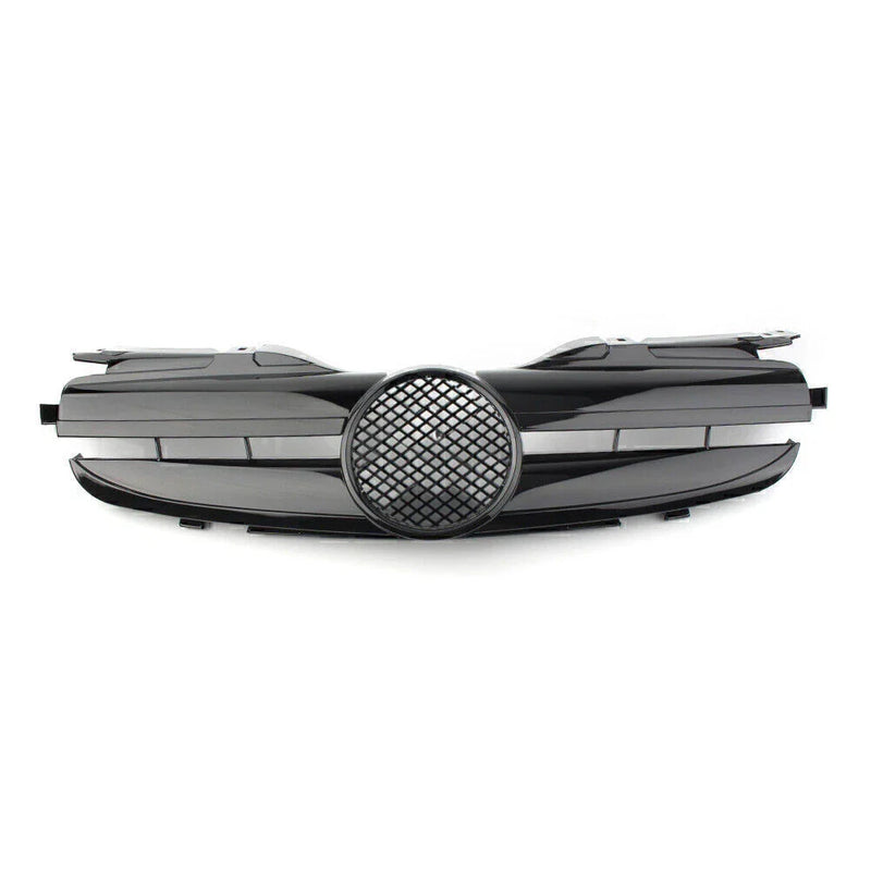 Mercedes Benz SLK Class R170 W170 Black Front Upper Grill (1998-2004)