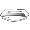 VW Touareg Window Molding Trim Seal Belt Strips (2011-2018)