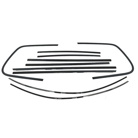 VW Touareg Window Molding Trim Seal Belt Strips (2011-2018)