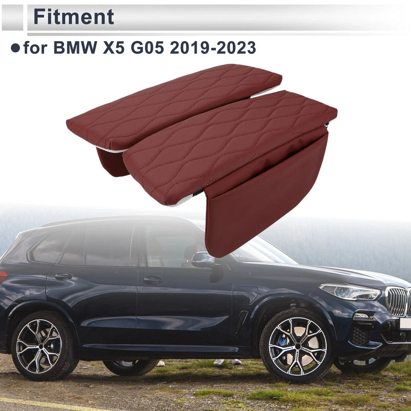 BMW X5 G05 Deep Red Center Console Cover (2019 - 2023)