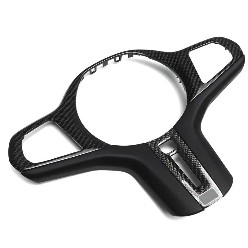 BMW 5 Series G30 G31 M5 F90 Real Carbon Fiber Steering Wheel Trim (2017-2023)