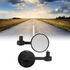 M8 Motorcycle Black Aluminum Plastic Rear View Mirrors
