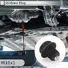 Car Motorcycle Boat Set M10x1 0.71" Engine Oil Drain Plug W/ Gasket