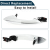 BMW F07 F10 White Silver Tone Rear Right Exterior Door Handle
