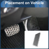 Honda CRV 2017-2024 Aluminum Alloy Silver Tone Footrest Pedal Cover